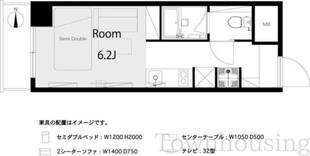 朝日プラザ北新宿の物件間取画像